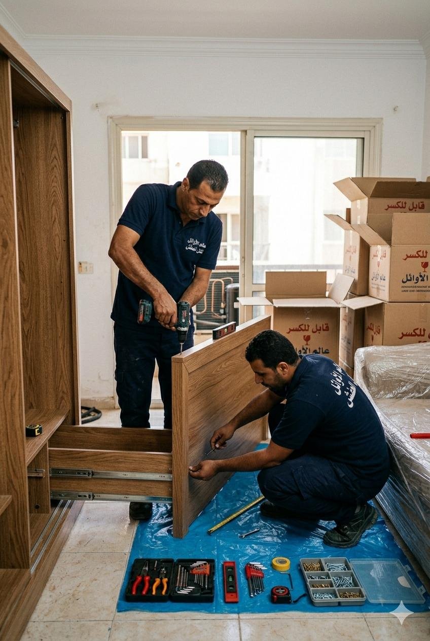 فك وتركيب غرف النوم والمطابخ